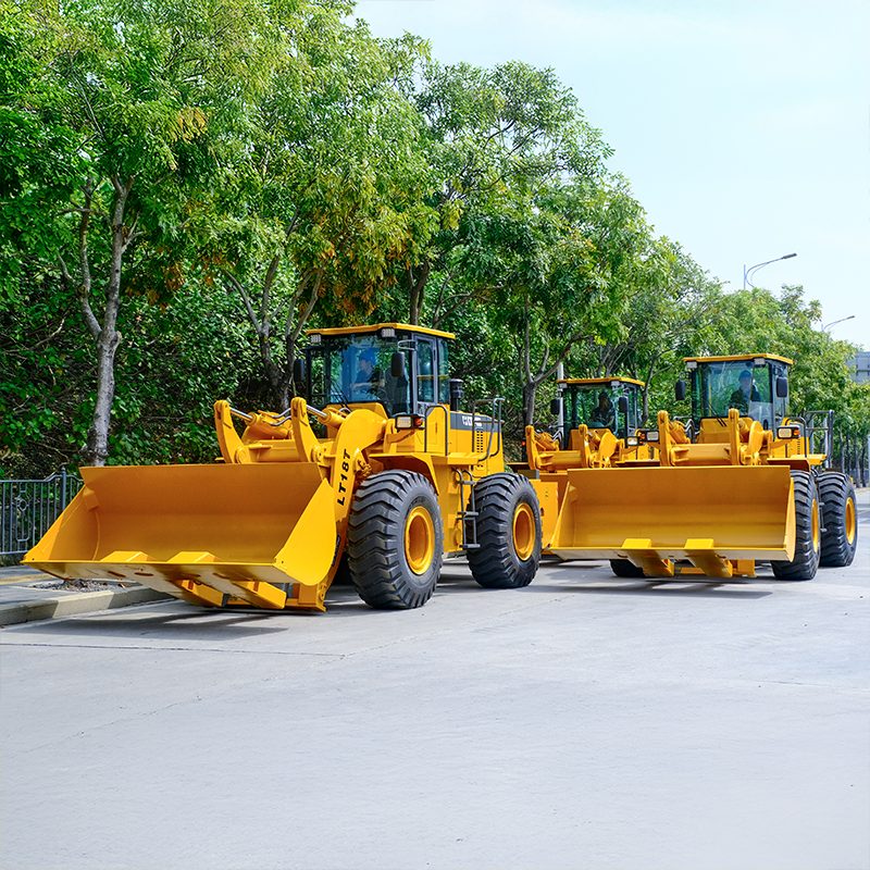 forklift loader with bucket