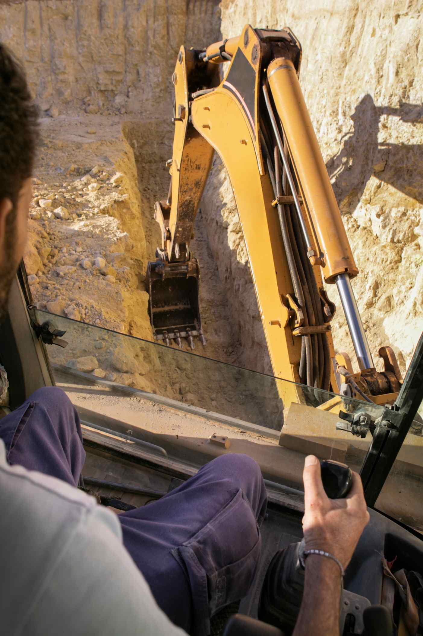 heavy duty crawler excacvator