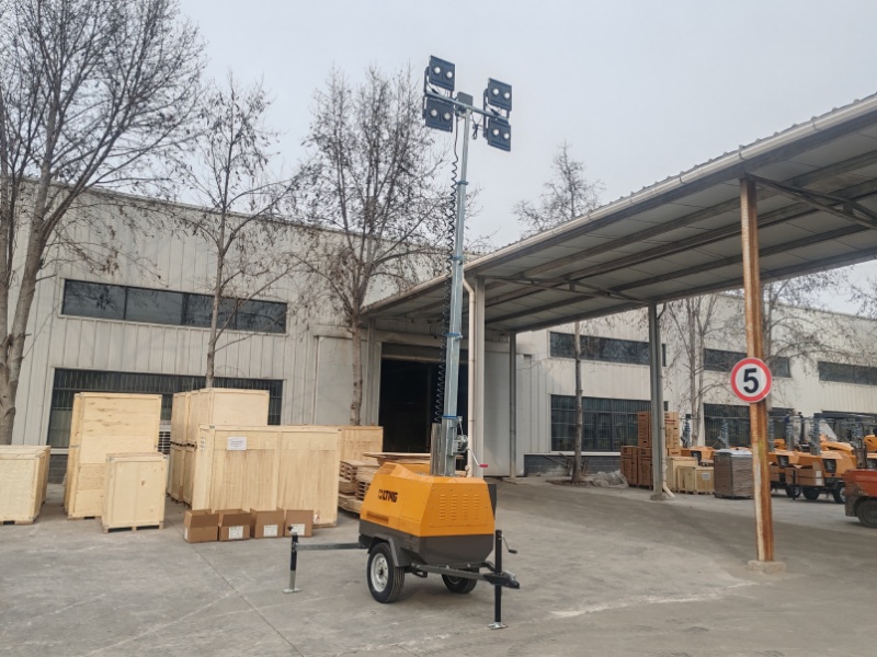 Осветительные вышки: эффективное мобильное освещение для строительных площадок и аварийных объектов