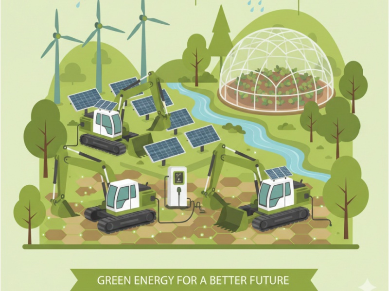 «Зеленая трансформация»: строительная техника Китая вступает в новую эру электрификации.