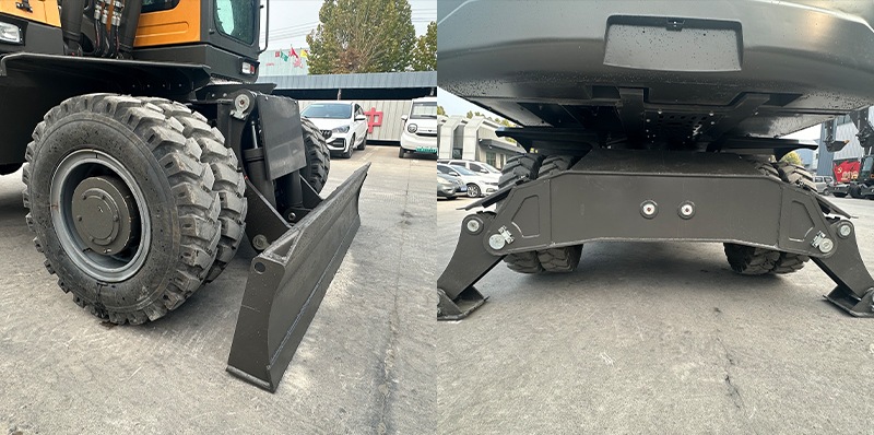 Fully Deploy Outriggers or the Dozer Blade Fully Deploy Outriggers or the Dozer Blade