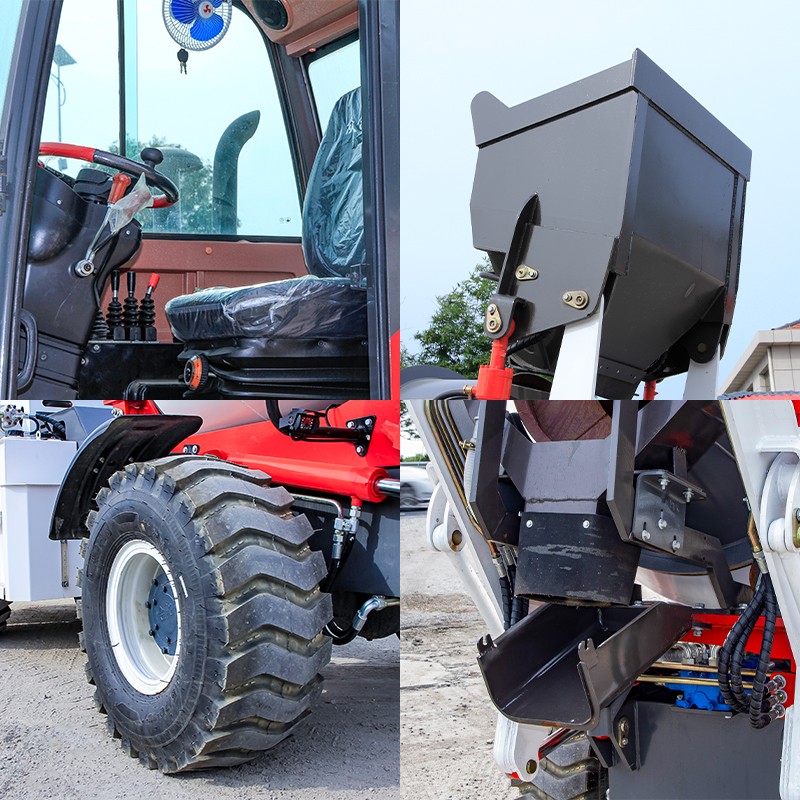 1m&sup3; Self Loading Concrete Mixer Truck